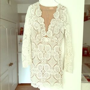 Love Triangle white dress